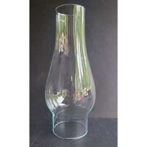 Clear Glass Hurricane Lamp Chimney Replacement 8.5" Height 3 Inch Base Fitter